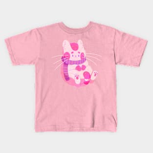 Scarf Cat Kids T-Shirt